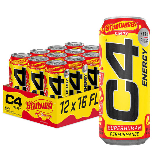 C4 Energy, Starburst Cherry (473ml) EPIC Food Supply