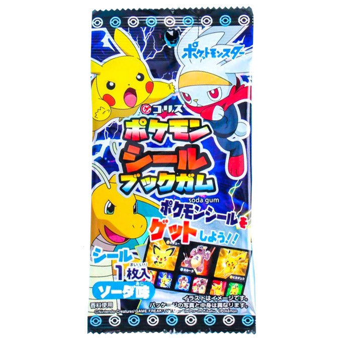 Pokémon Soda Gum & Sticker Sheet (JAPAN)