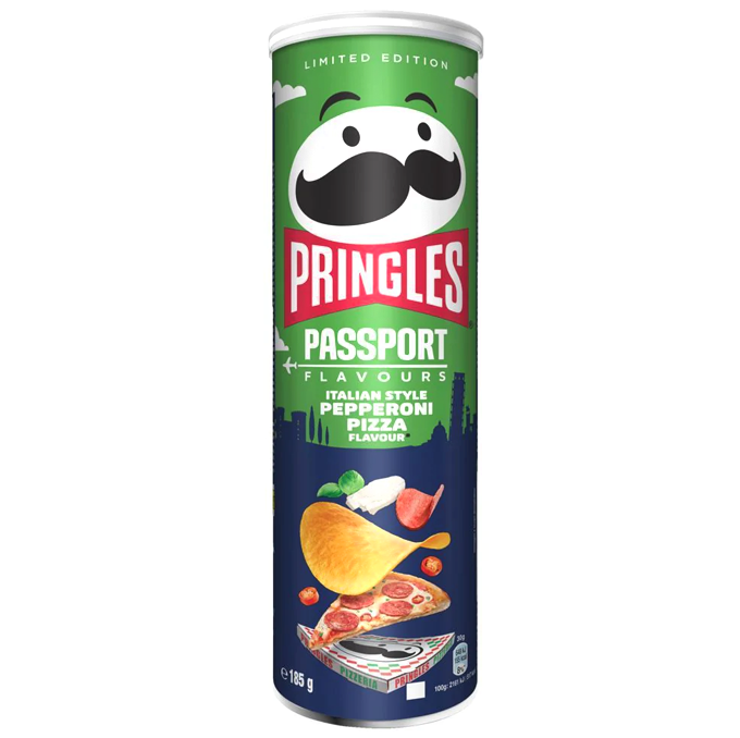 Pringles Passport, Italian Style Pepperoni Pizza (185g)