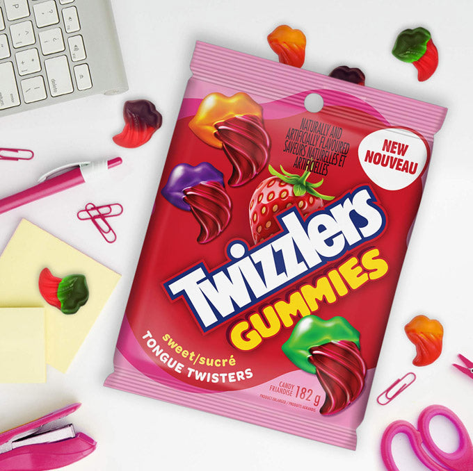 Twizzlers Gummies Tongue Twisters, Sweet (182g) EPIC Food Supply