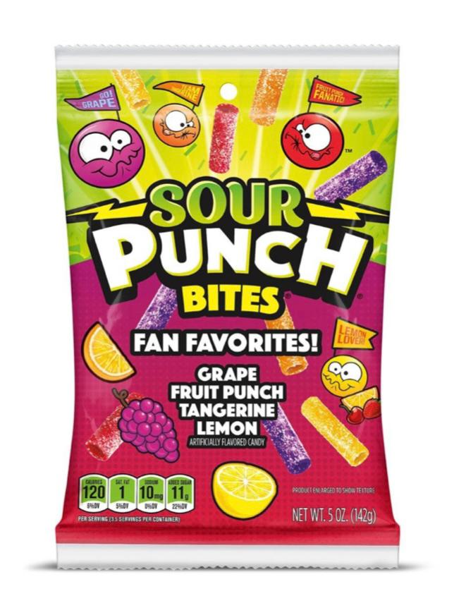 Sour Punch Bites, Fan Favorites (142g)