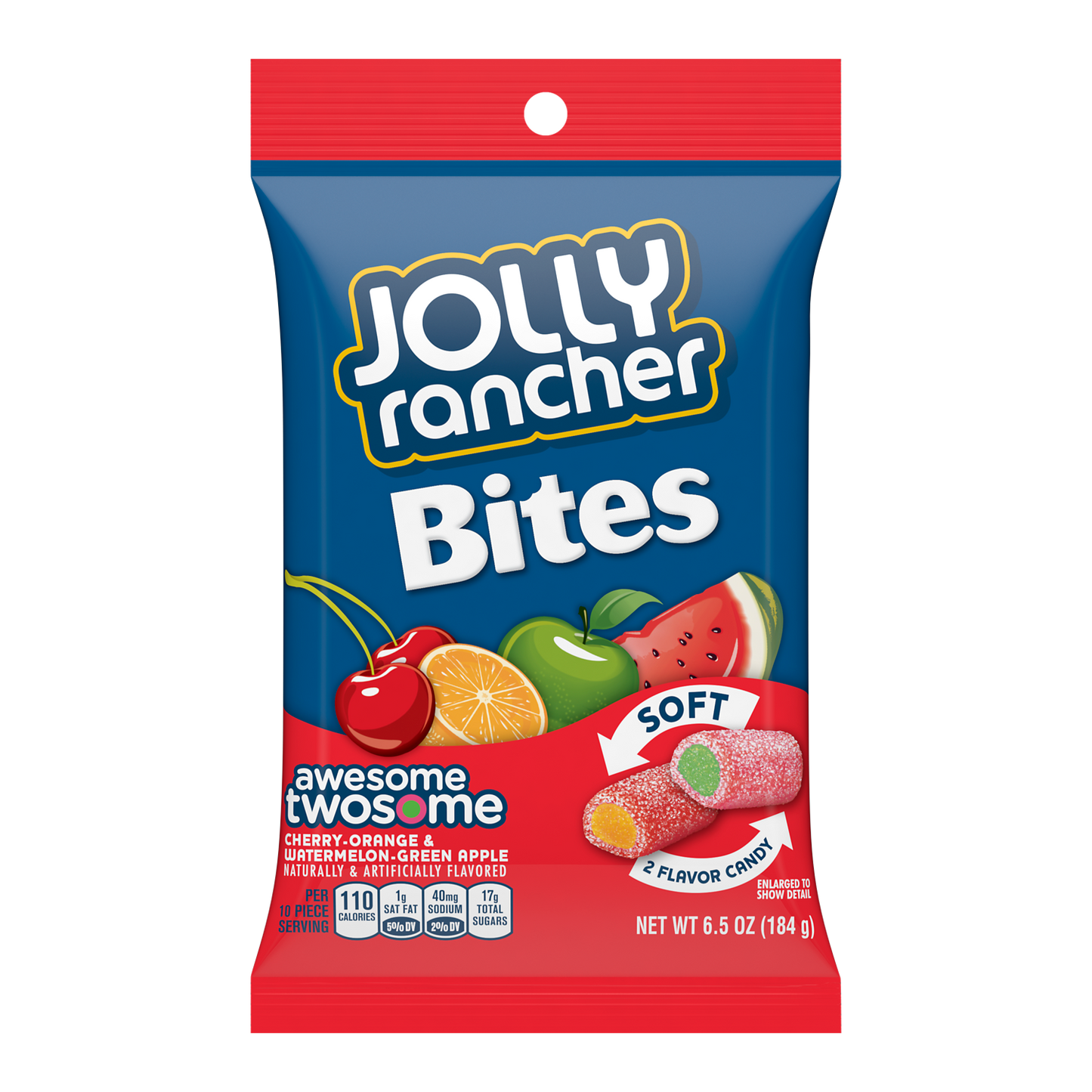 Jolly Rancher Bites Awesome Twosome - 12 x 184g