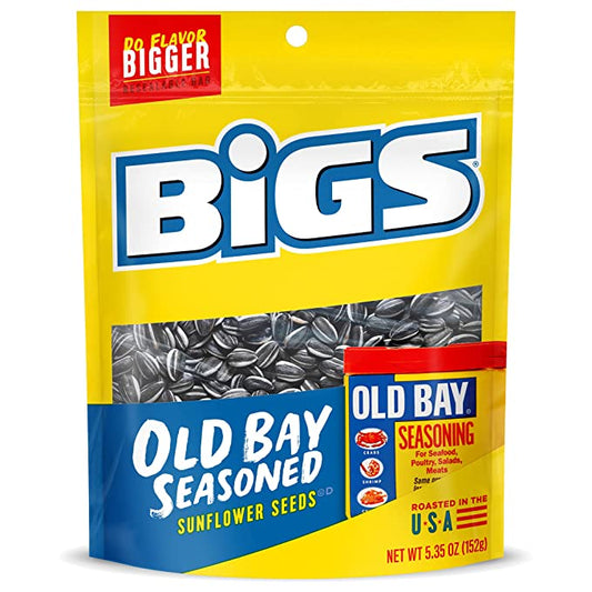Bigs Sunflower Seeds, Old Bay Seasoned - 12 x 152g / 5.3oz
