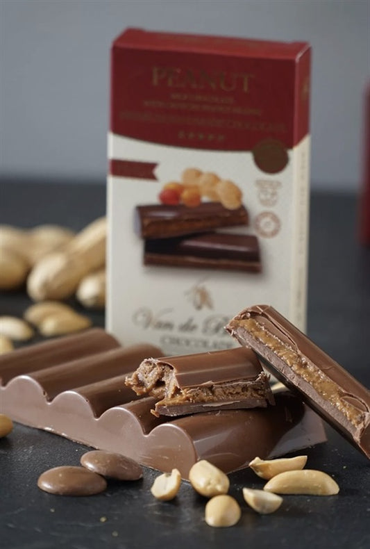 VAN DE BOOM CHOCOLADE PEANUT  12 x 100g