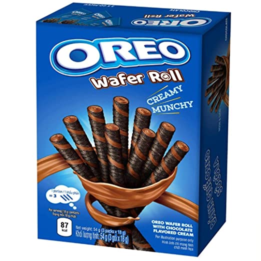 Oreo Wafer Roll Creamy Munchy Chocolate (54g) Date By ( 24-01-2023 )