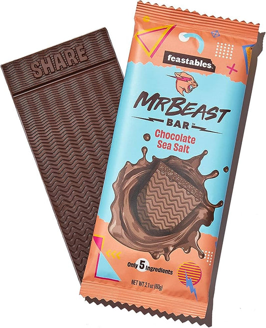 Feastables MrBeast Bar - Chocolate Sea Salt (60g) EPIC Food Supply