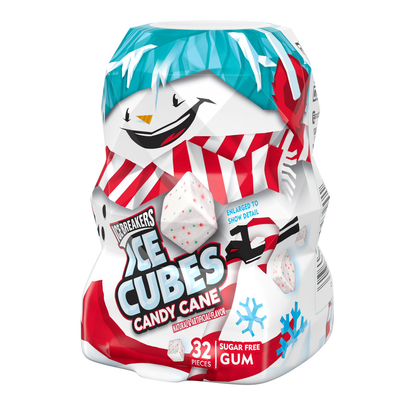 Ice Breakers, Ice Cubes Candy Cane (32-Gum Pieces)