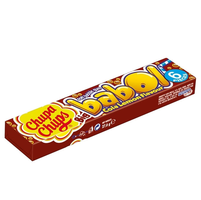 Chupa Chups Big Babol, Cola Lemon Flavour (27g)