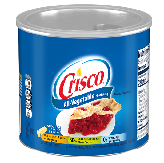 Crisco All-Vegetable Shortening - 12 x 453g