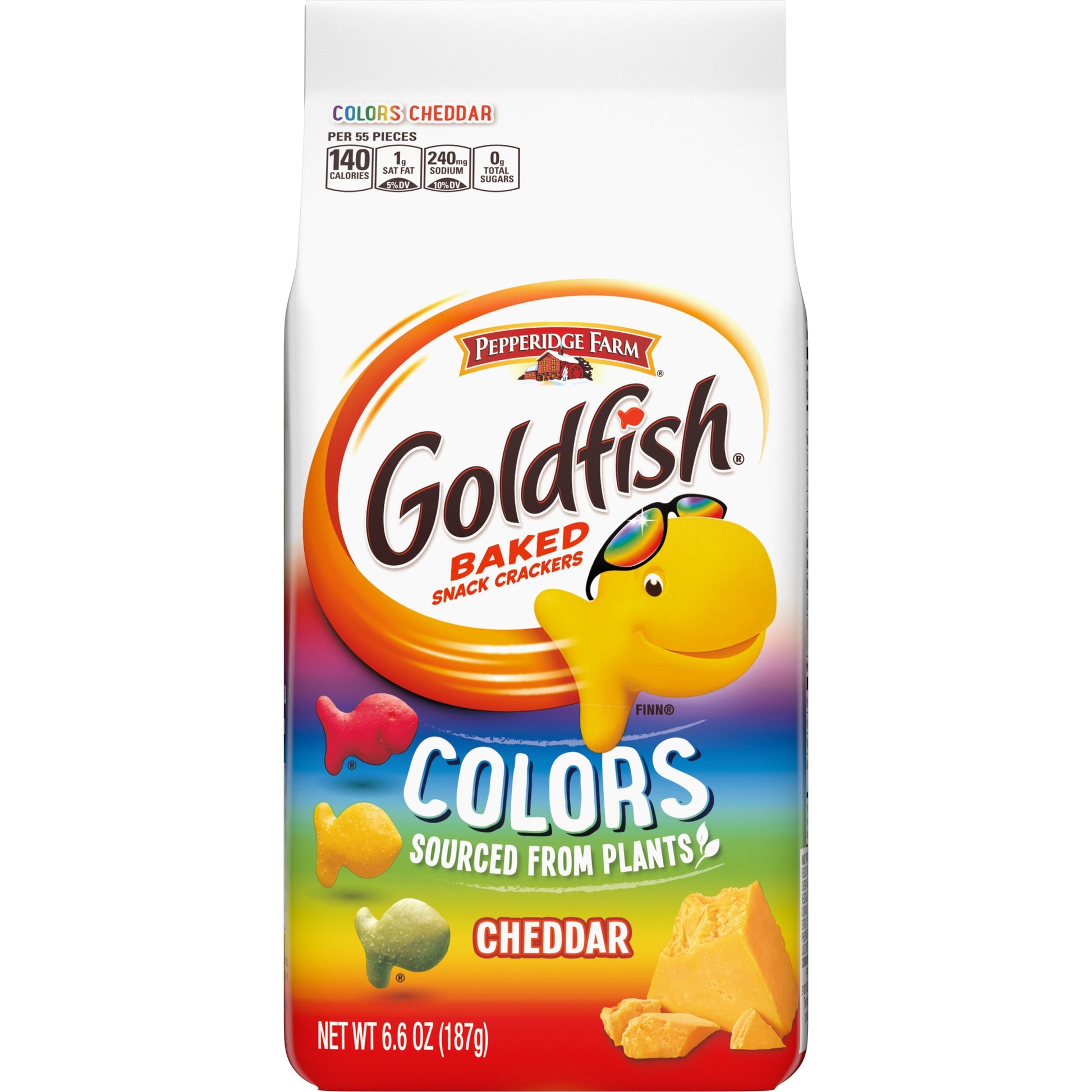Goldfish Baked Snack Crackers Colors Cheddar