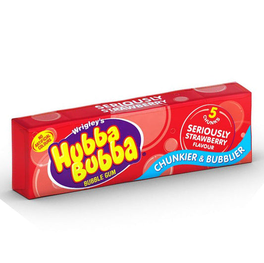Hubba Bubba, Seriously Strawberry (35g)