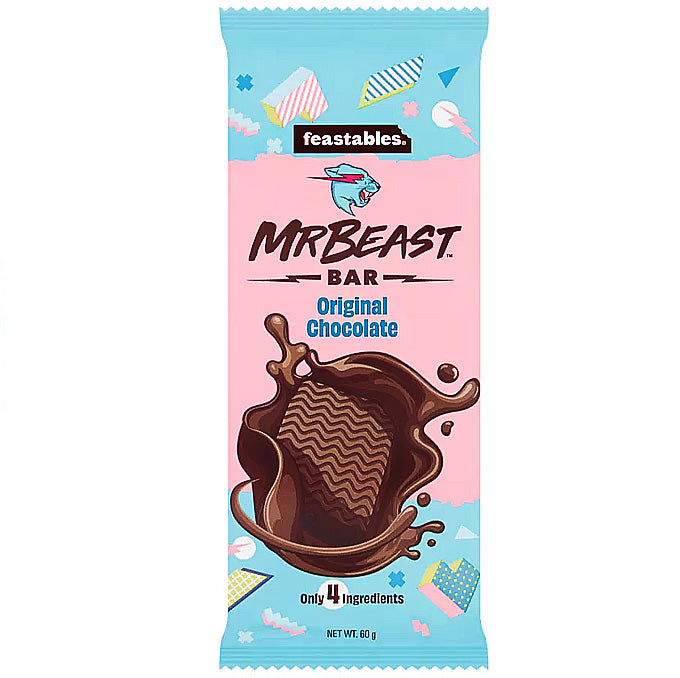 Feastables MrBeast Bar - Original Chocolate (60g) EPIC Food Supply