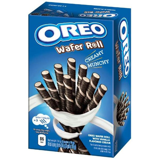 Oreo Wafer Roll Creamy Munchy Vanilla (54g)