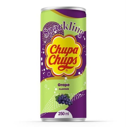 Chupa Chups Sparkling, Grape - 24 x 250ml