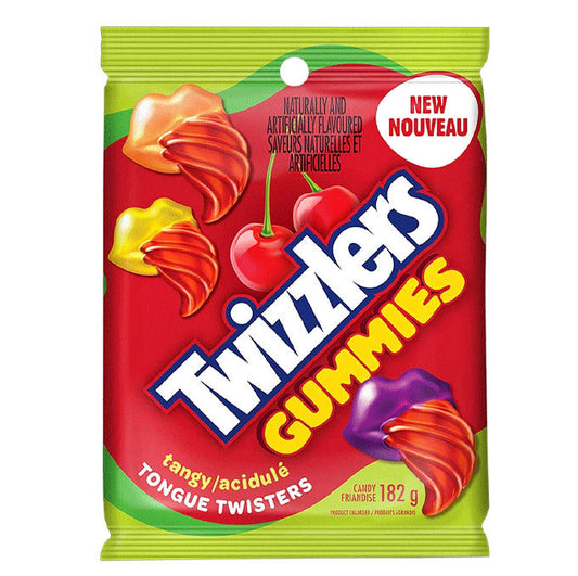 Twizzlers Gummies Tongue Twisters, Tangy (182g) EPIC Food Supply