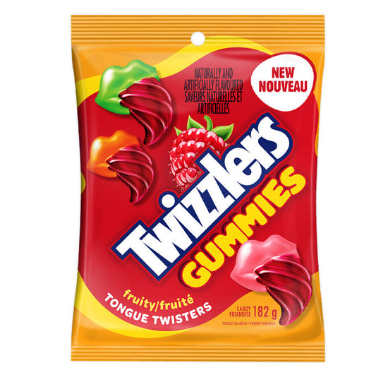 Twizzlers Gummies Tongue Twisters, Fruity (182g) EPIC Food Supply
