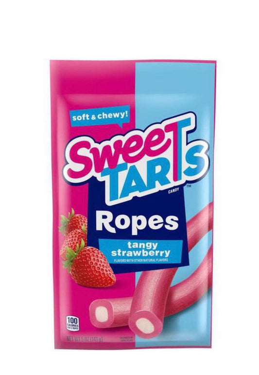 Sweetarts Chewy Ropes Tangy Strawberry, Share Pack (141g)