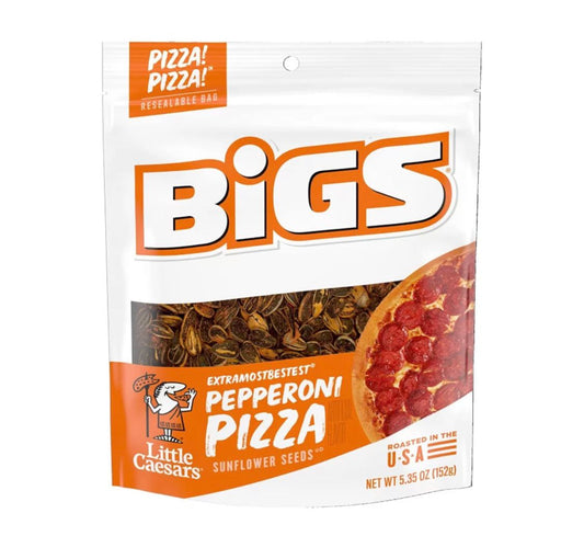 Bigs Sunflower Seeds, Pepperoni Pizza - 12 x 152g / 5.3oz
