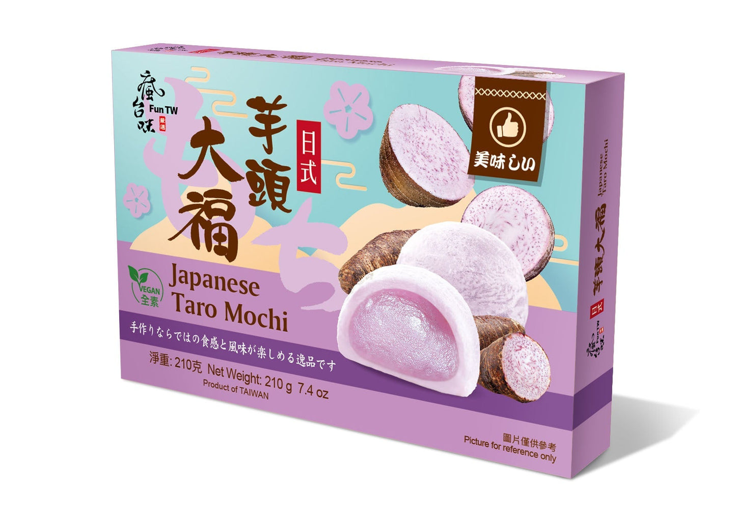 Japanese Taro Mochi - 24 x 210g