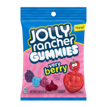 Jolly Rancher Gummies, Very Berry - 12 x 141g / 5oz